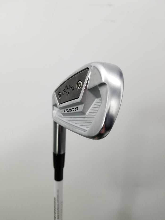 LEFTY 2021 CALLAWAY X FORGED CB 7 IRON REGULAR MITSUBISHI MMT 85 36.5" VERYGOOD