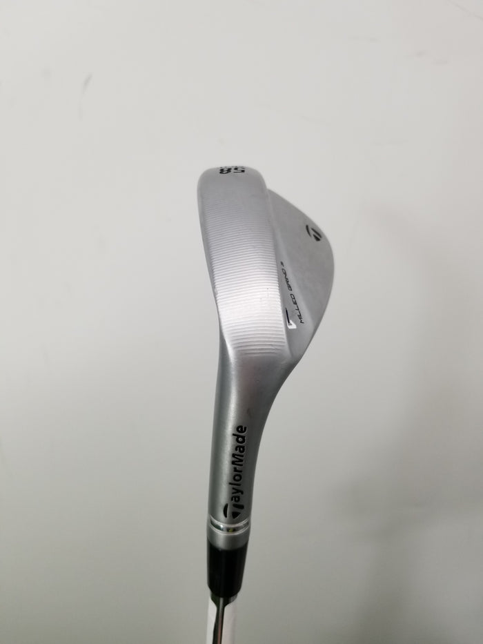 LEFTY 2021 TAYLORMADE MILLED GRIND 3 WEDGE 58*/SB11 STIFF DYNGOLD 34.5" GOOD