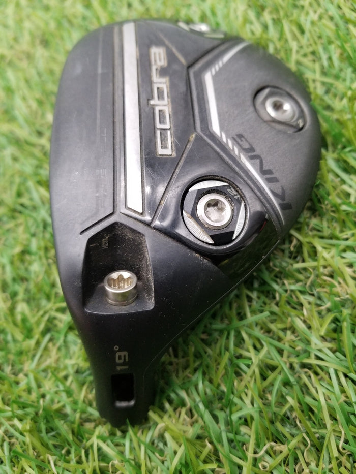 LEFTY 2023 COBRA KING TEC 3 HYBRID 19* CLUBHEAD ONLY +HC GOOD