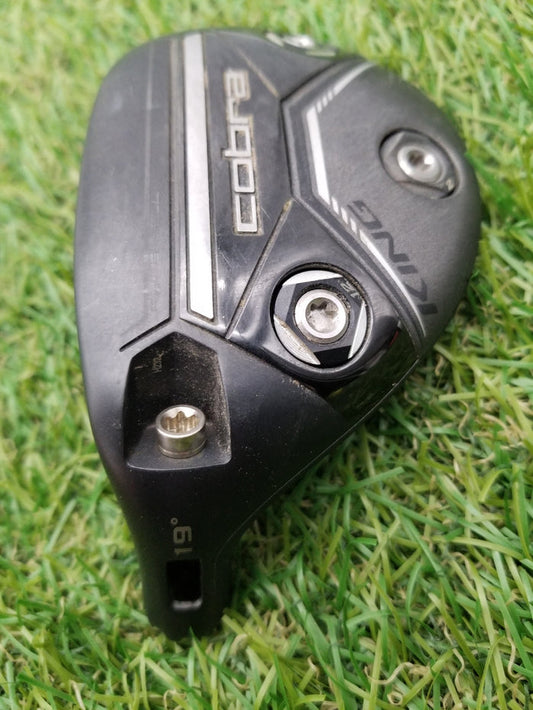 LEFTY 2023 COBRA KING TEC 3 HYBRID 19* CLUBHEAD ONLY +HC GOOD