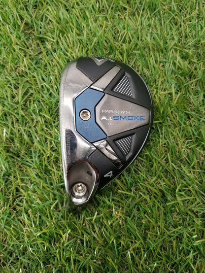 LEFTY 2024 CALLAWAY PARADYM AI SMOKE 4 HYBRID 21* CLUBHEAD ONLY GOOD
