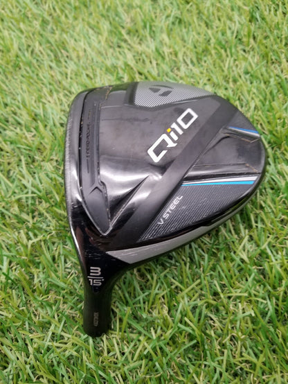 LEFTY 2024 TAYLORMADE QI10 3 WOOD 15* CLUBHEAD ONLY +HC FAIR