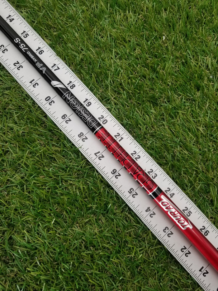 LEFTY GRAPHITE DESIGN TOUR AD VF75 HYBRID SHAFT STIFF 74G CALLAWAY 39" VERYGOOD