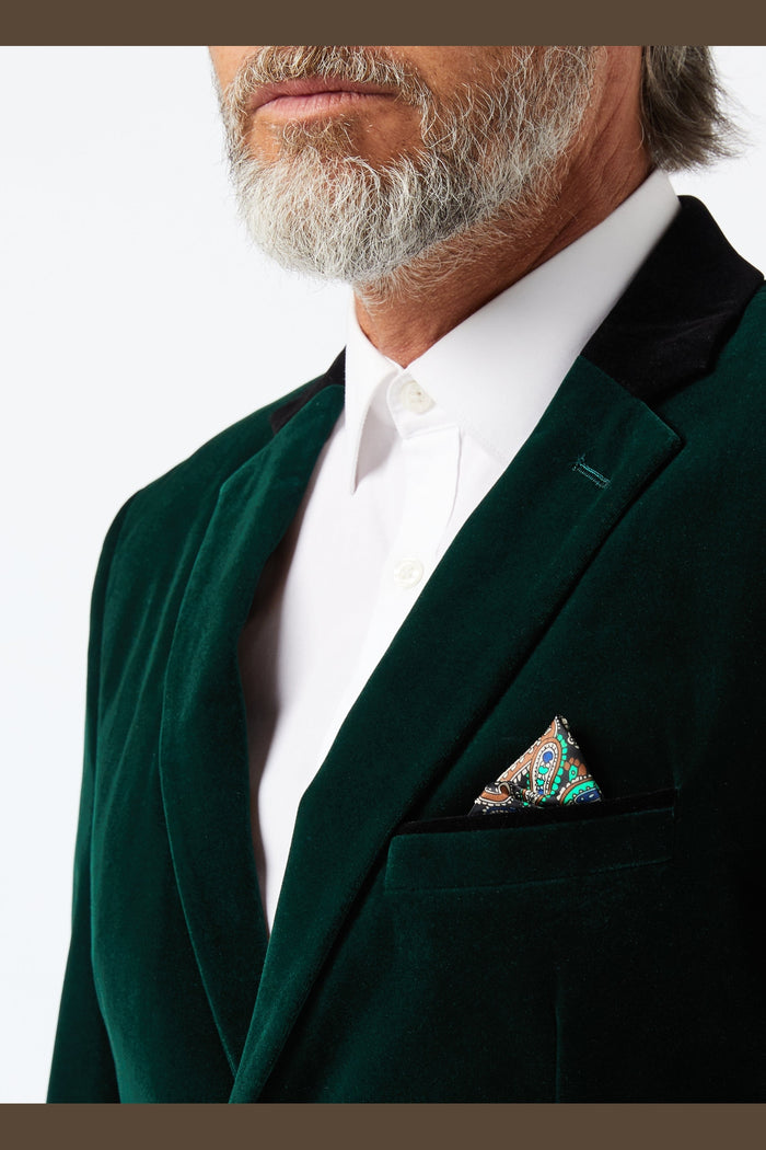 MAK - Green Soft Velvet Dinner Jacket