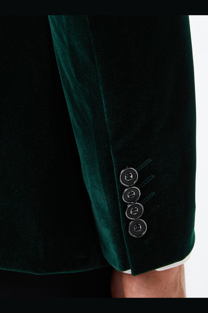 MAK - Green Soft Velvet Dinner Jacket