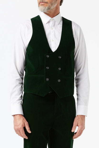 MAK - Green Velvet 3 Piece Wedding Suit
