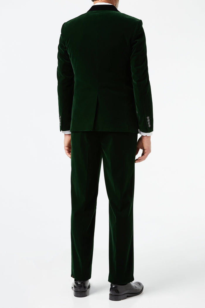 MAK - Green Velvet 3 Piece Wedding Suit