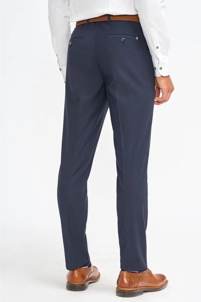 MALIBU – NAVY BLUE TAILORED SUIT TROUSER