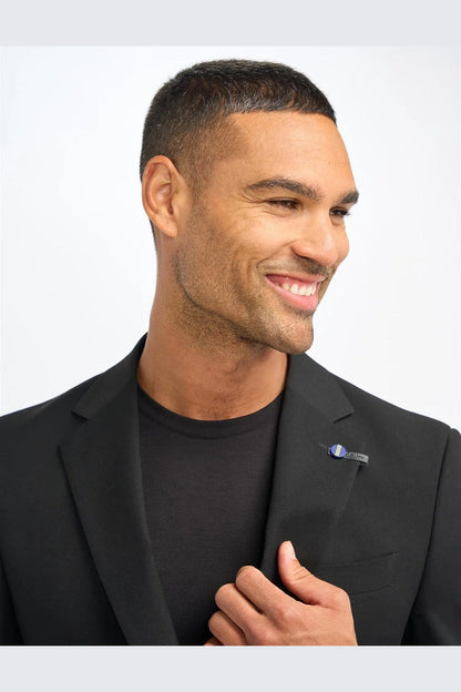 MALIBU – PLAIN BLACK TAILORED FIT BLAZER