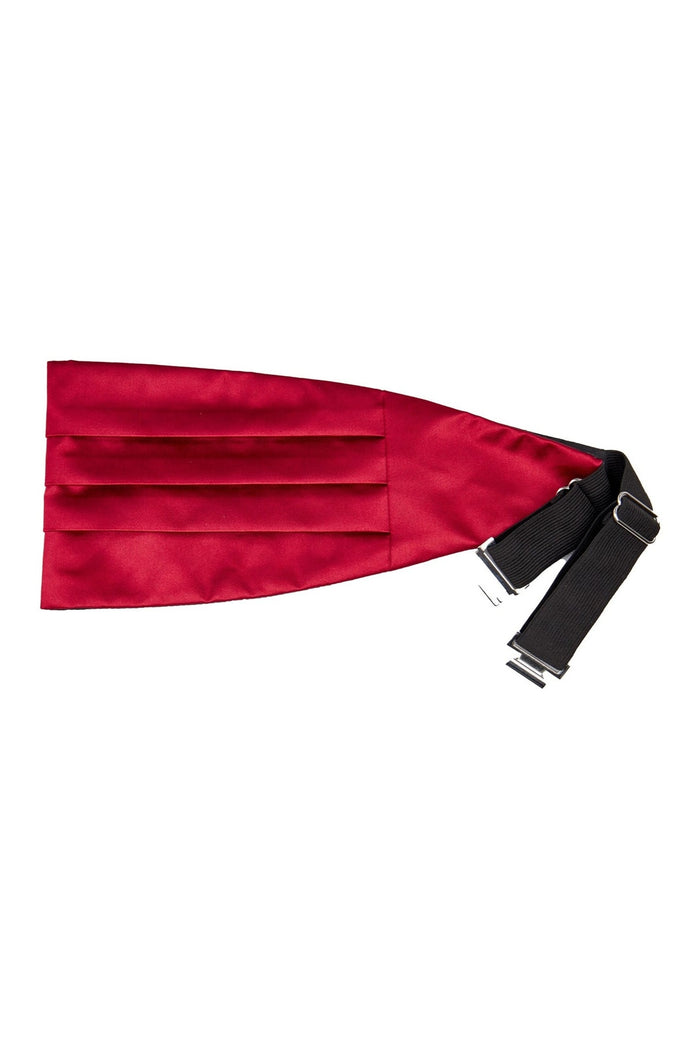 MAROON CUMMERBUND SET