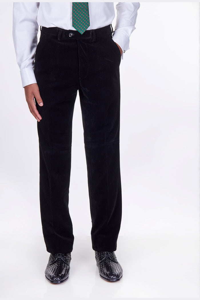 CORDUORY TAILORED FIT SUIT IN BLACK