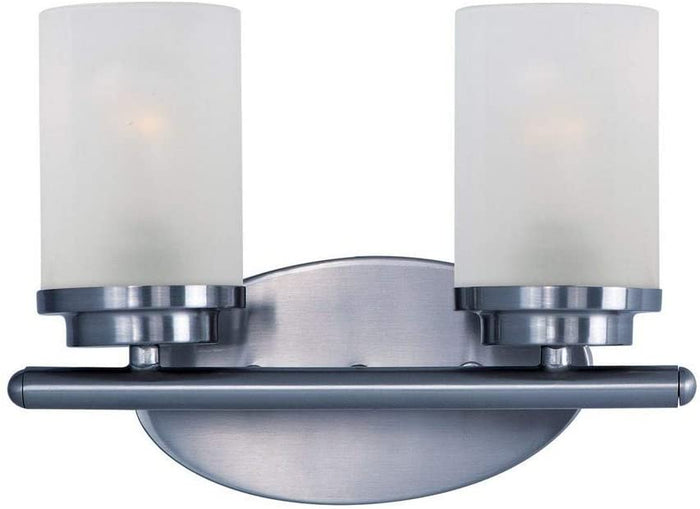 Maxim Lighting 10212FTPC Corona 2-Light Bath Vanity, Polished Chrome