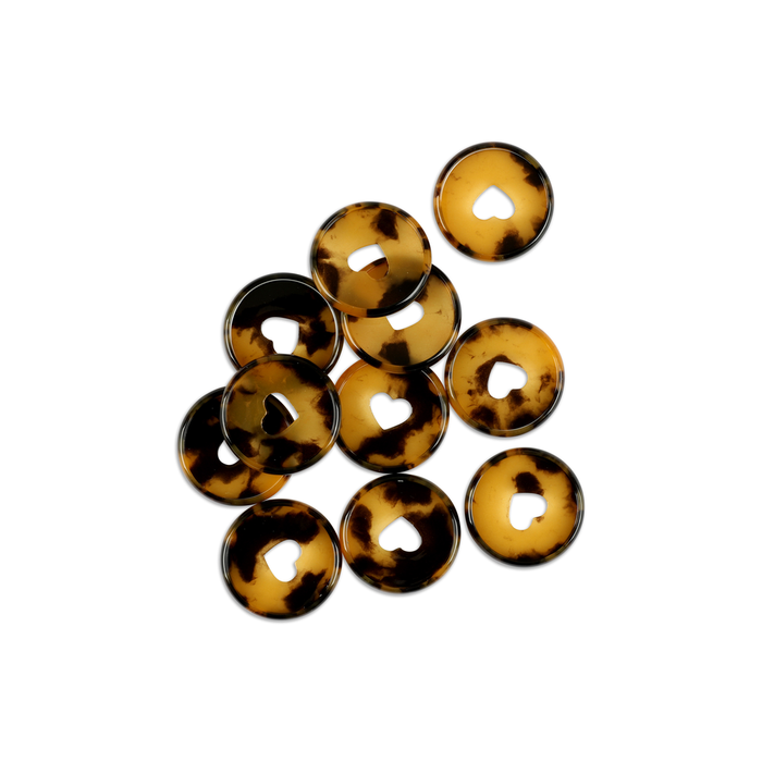 Medium Plastic Discs - Glossy Tortoise