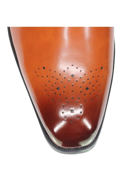 Mens Classic Brogues 2 Tone Suede & Leather Lined Smart Formal Lace up Shoes