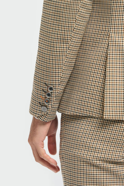 ELWOOD - TAN SLIM FIT BLAZER