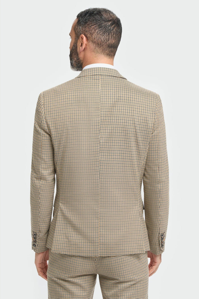 ELWOOD - TAN SLIM FIT BLAZER