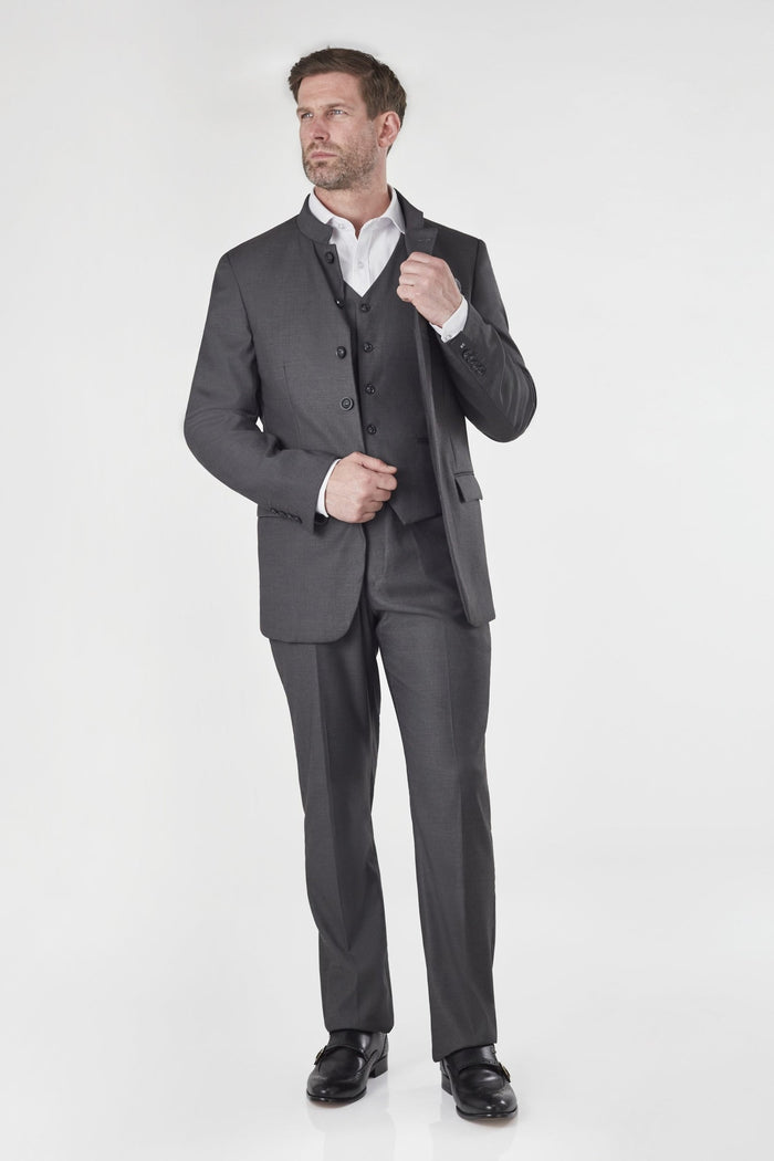 MENS GREY WEDDING PARTY WAISTCOATS