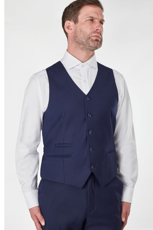 MENS NAVY WEDDING PARTY WAISTCOATS