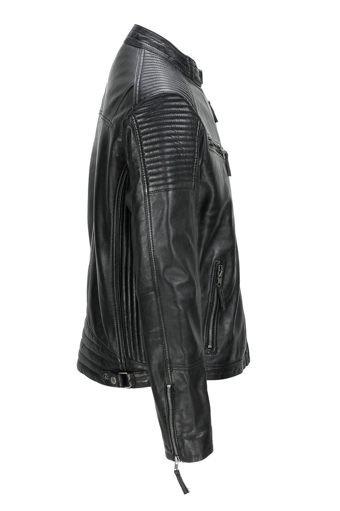 MEN’S RETRO BIKER JACKET