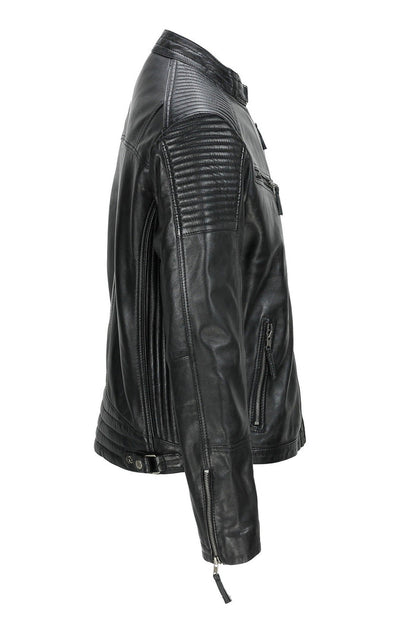 MEN’S RETRO BIKER JACKET