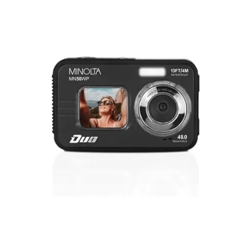 Minolta 48 Mega Pixels Underwater Digital Camera with Autofocus, 5K Video & Dual LCD - electronicsexpo.com - Cameras