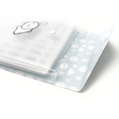 Misfit Plastic Gusset Sticker Envelope