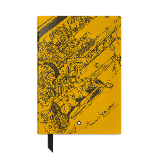 Montblanc Great Characters Enzo Ferrari Giallo Modena Lined Notebook