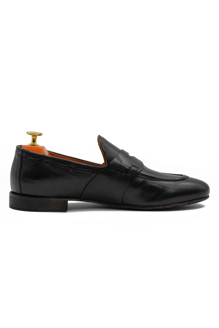 NAPLES 01 - BLACK PENNY LOAFER