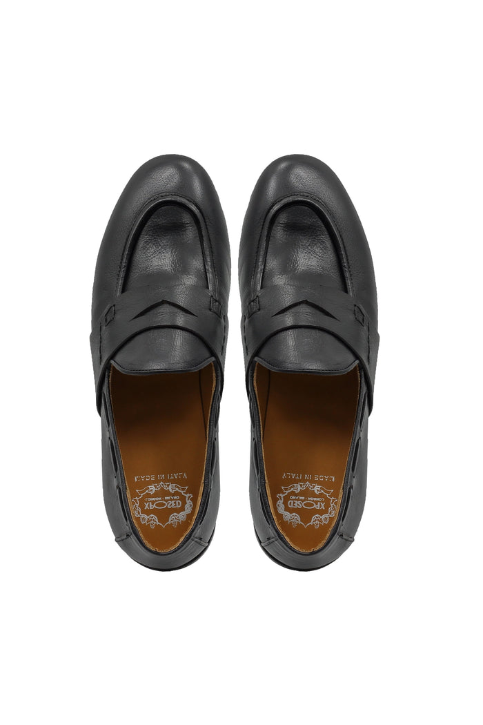 NAPLES 01 - BLACK PENNY LOAFER