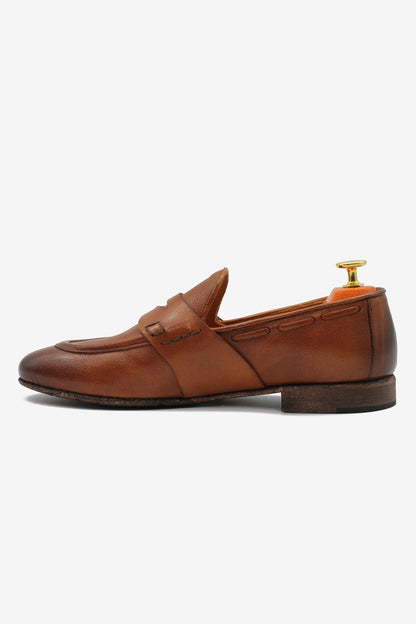 NAPLES 01 - TAN PENNY LOAFER