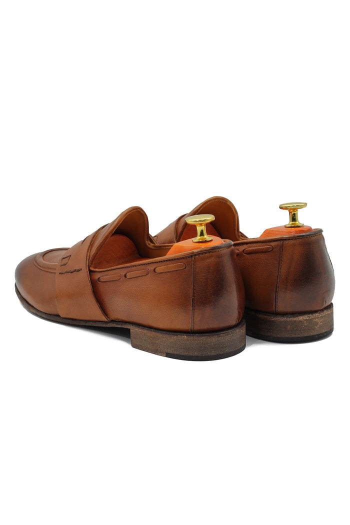 NAPLES 01 - TAN PENNY LOAFER