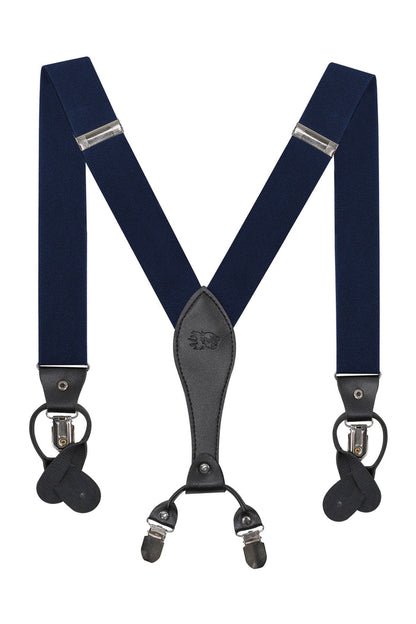 NAVY ADJUSTABLE CLIP ON BRACES