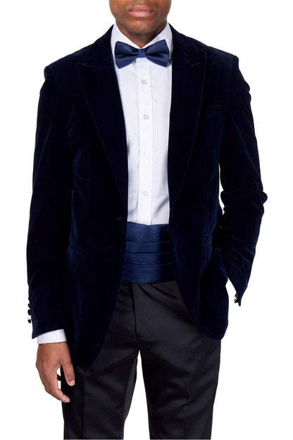 NAVY CUMMERBUND SET