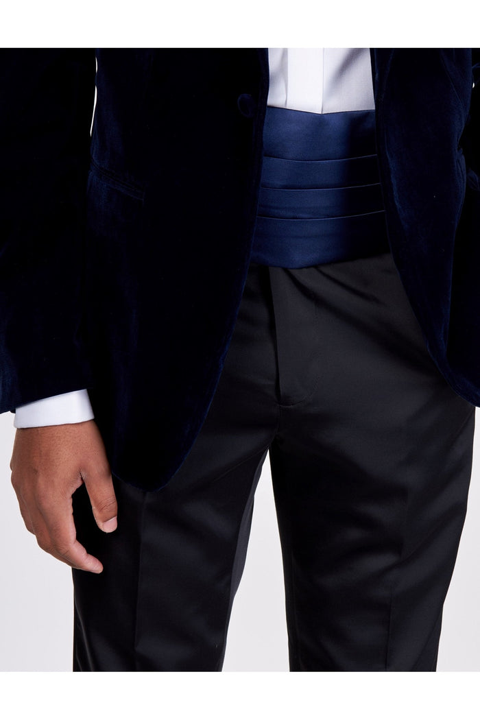 NAVY CUMMERBUND SET