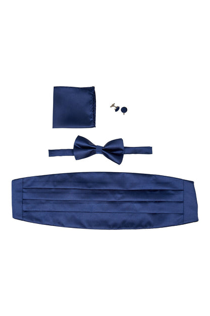 NAVY CUMMERBUND SET