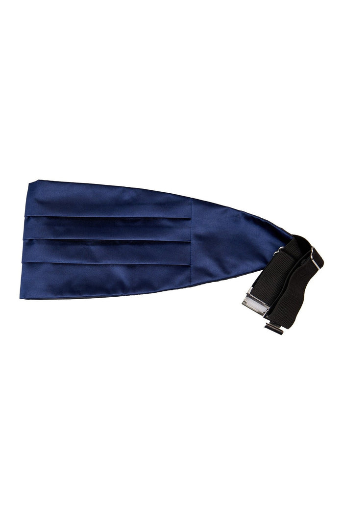 NAVY CUMMERBUND SET