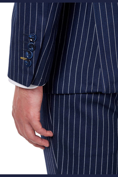 NAVY PIN STRIPE SUIT