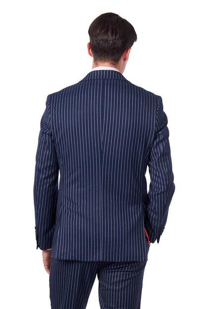NAVY PIN STRIPE SUIT