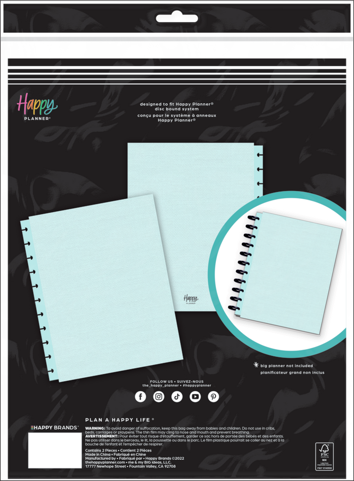 Ocean - Snap-in Big Planner Cover