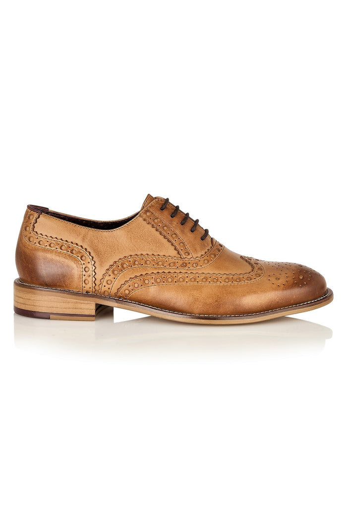 OXFORD BROGUES IN TAN