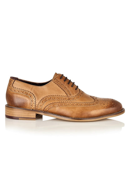 OXFORD BROGUES IN TAN