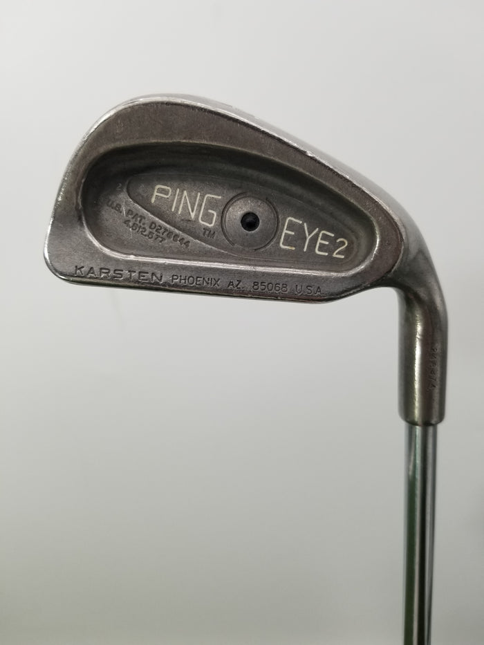 PING EYE 2 3 IRON STIFF FLEX STEEL SHAFT 38.5" BLACK DOT GOOD