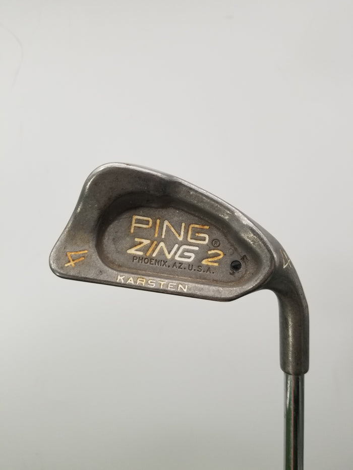 PING ZING 2 4 IRON STIFF KARSTEN STEEL 38" BLACK DOT GOOD