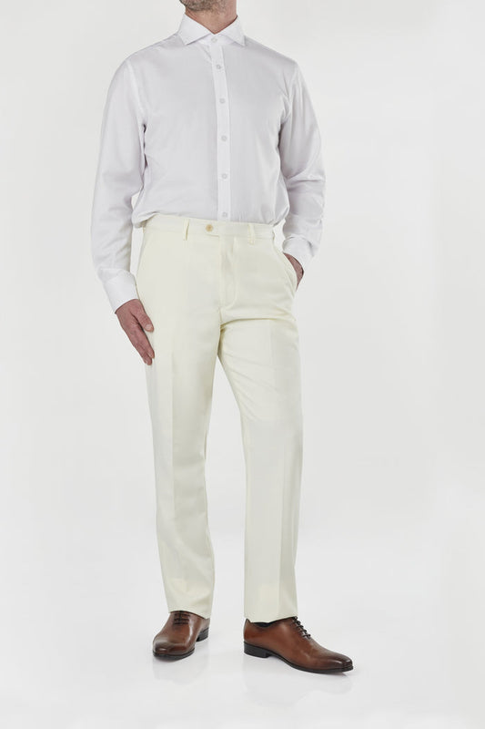PJ - BEIGE PLAIN TROUSERS