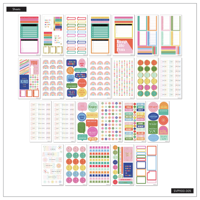 Planner Essentials - Mega Value Pack Stickers - 100 Sheets