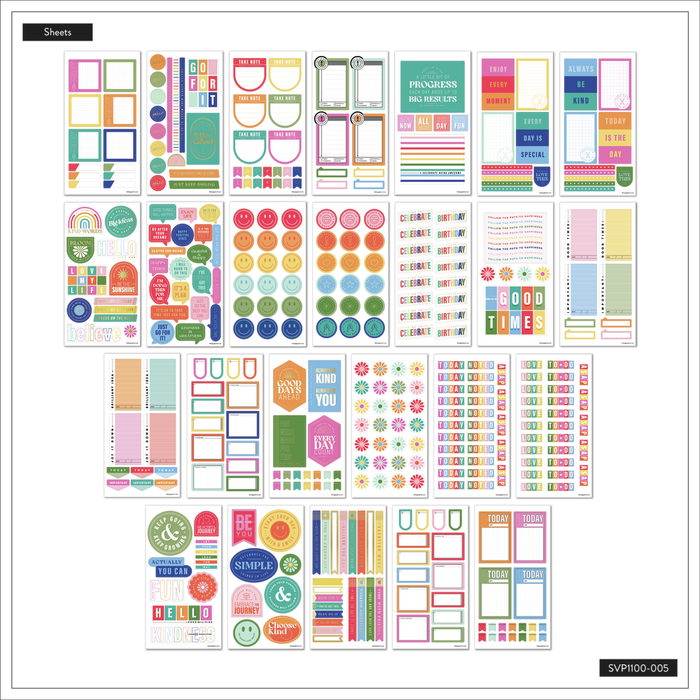 Planner Essentials - Mega Value Pack Stickers - 100 Sheets