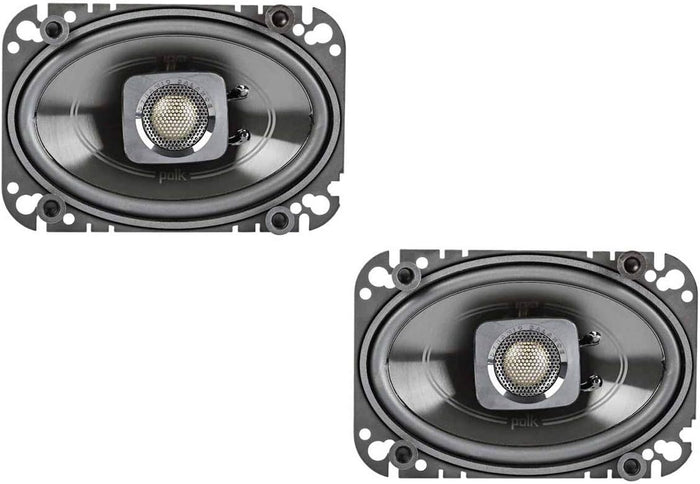 Polk Audio DB462 DB+ Series 4x6 Coaxial Speakers with Marine Certification - electronicsexpo.com - Marine Speakers