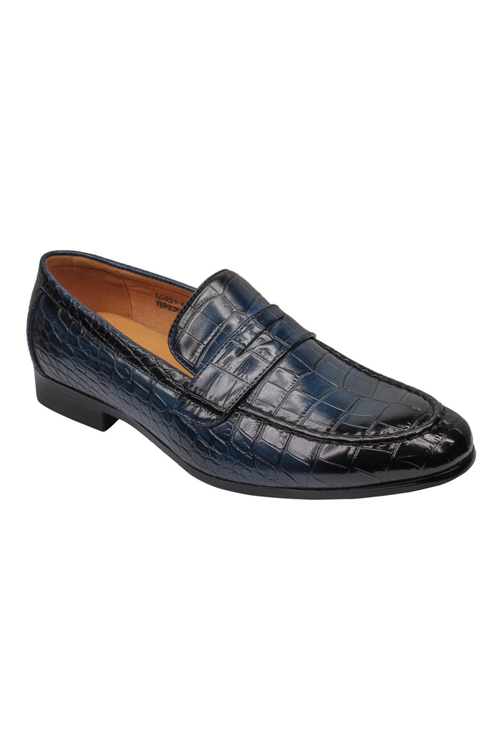 PRINTED PENNY LOAFERS