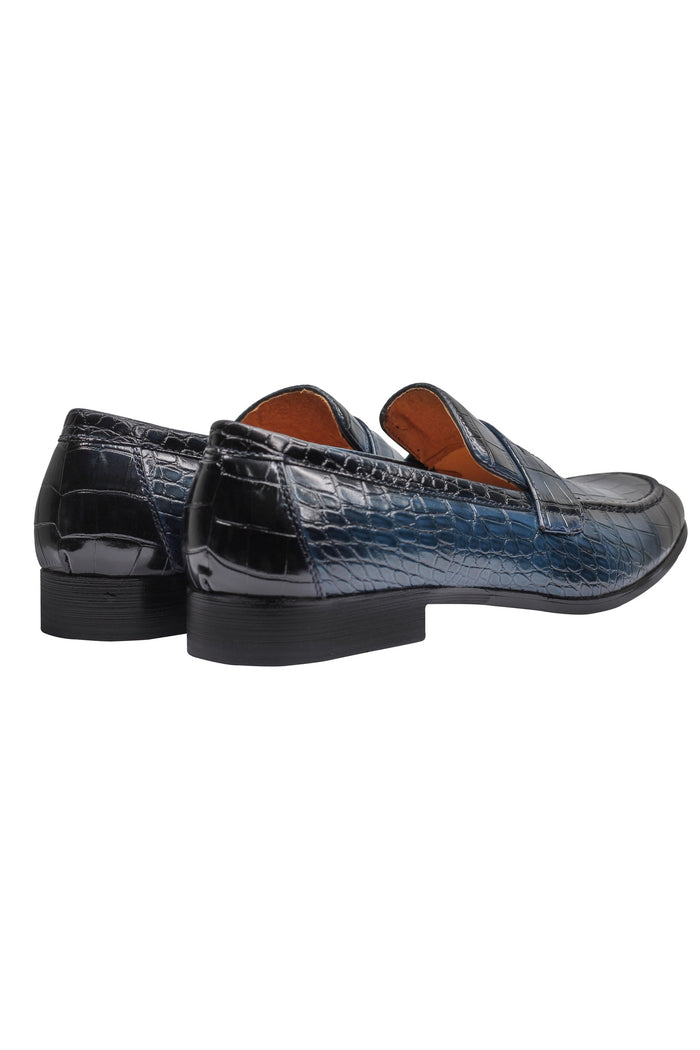PRINTED PENNY LOAFERS