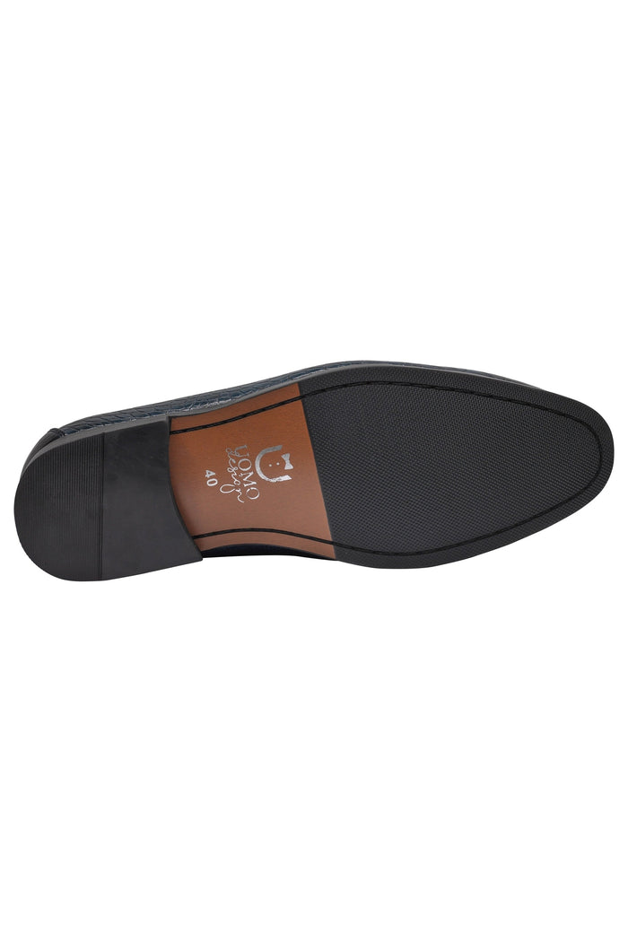 PRINTED PENNY LOAFERS